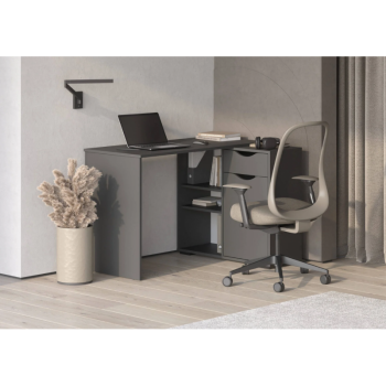 Стол письменный, арт.6-011110, графит (ГК) в Североуральске - severouralsk.mebel-e96.ru