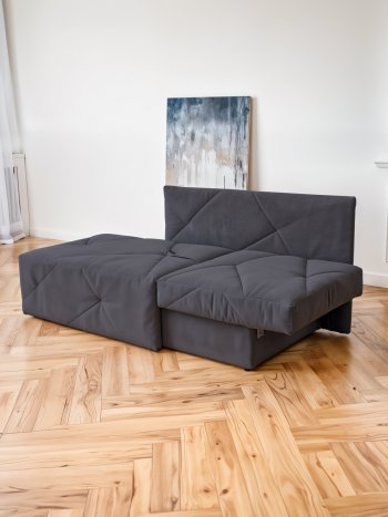 Диван 1010 графит, правый (BRENDOSS) в Североуральске - severouralsk.mebel-e96.ru