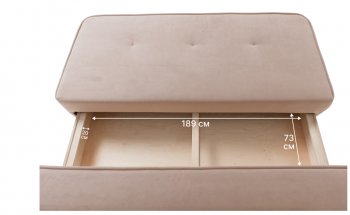 Диван-кровать 1001 бежевый (Brendoss) в Североуральске - severouralsk.mebel-e96.ru