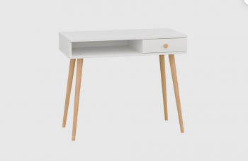 Стол письменный, арт.6-01101, белый (ГК) в Североуральске - severouralsk.mebel-e96.ru