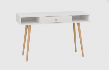 Стол письменный, арт.6-01102, белый (ГК) в Североуральске - severouralsk.mebel-e96.ru