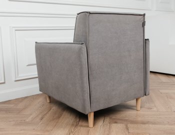 Кресло 831 Серый, велюр (Brendoss) в Североуральске - severouralsk.mebel-e96.ru