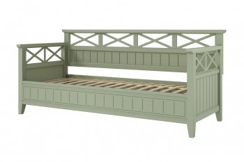 Кровать из массива Амелия зеленый самшит (БМ) в Североуральске - severouralsk.mebel-e96.ru