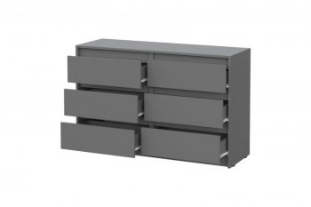 Комод Айден КМ06-1200 серый графит (ИЦ) в Североуральске - severouralsk.mebel-e96.ru