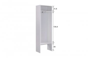 Прихожая Баско К8 (кашемир) (Мебельсон) в Североуральске - severouralsk.mebel-e96.ru