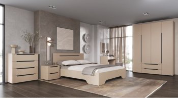 Британа Комод 4 ящика (Лин) в Североуральске - severouralsk.mebel-e96.ru