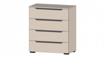 Британа Комод 4 ящика (Лин) в Североуральске - severouralsk.mebel-e96.ru