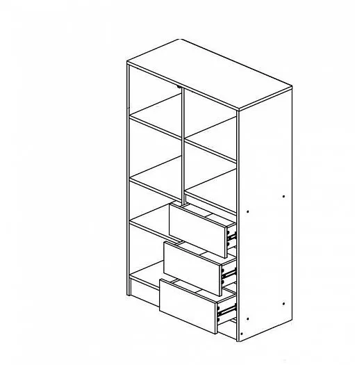 Шкаф комбинированный Челси Color (Миф) в Североуральске - severouralsk.mebel-e96.ru