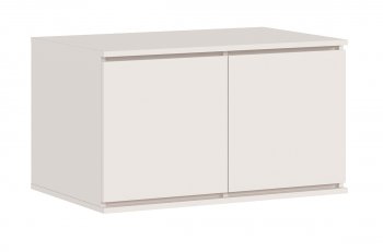 Шкаф 800 мм Челси двустворчатый с антресолью, сонома/белый (Миф) в Североуральске - severouralsk.mebel-e96.ru