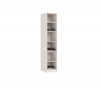 Пенал 400 мм Челси (1 створка) с антресолью, Кашемир (Миф) в Североуральске - severouralsk.mebel-e96.ru