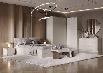 Спальный гарнитур Челси Кашемир. модульный (Миф) в Североуральске - severouralsk.mebel-e96.ru