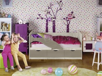 Кровать Дельфин №1 шарли мокко (Миф) в Североуральске - severouralsk.mebel-e96.ru