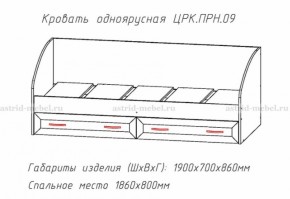 Набор детской мебели Принцесса (модульный) (АстридМ) в Североуральске - severouralsk.mebel-e96.ru