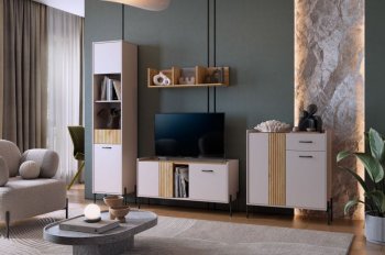 Стенка Доминика модульная  (Мебельсон) в Североуральске - severouralsk.mebel-e96.ru