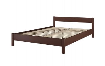 Кровать из массива Эби Орех (БМ) в Североуральске - severouralsk.mebel-e96.ru