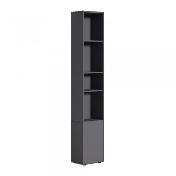 Шкаф модульный Эйр, графит (Моби) в Североуральске - severouralsk.mebel-e96.ru