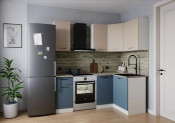 Кухонный гарнитур угловой Фьюжн 2000*1200 мм (Sanvut) в Североуральске - severouralsk.mebel-e96.ru