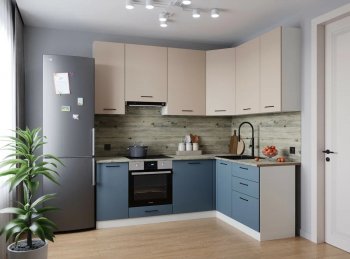 Угловой кухонный гарнитур Фьюжн 2200*1600 мм Sanvut в Североуральске - severouralsk.mebel-e96.ru