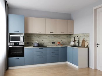 Угловой кухонный гарнитур Фьюжн 3200*1400 мм (Санвут) в Североуральске - severouralsk.mebel-e96.ru