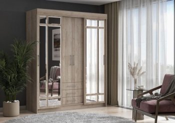 Шкаф-купе 1700 мм Фортуна (Дуб крафт серый) (ИЦ) в Североуральске - severouralsk.mebel-e96.ru