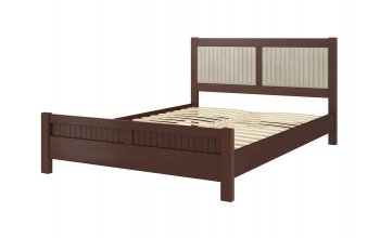 Кровать из массива Фрида Орех (БМ) в Североуральске - severouralsk.mebel-e96.ru