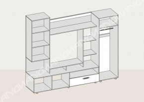 Гостиная Аллегро вариант-3 (Венге/Белфорт) в Североуральске - severouralsk.mebel-e96.ru