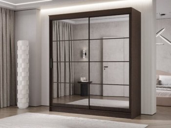 Шкаф-купе 2000 мм Гранд-1 зеркало/зеркало, венге (Эра) в Североуральске - severouralsk.mebel-e96.ru