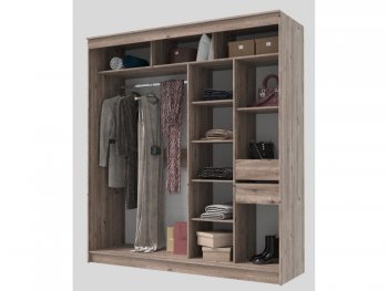 Шкаф-купе 2000 мм Гранд-1 ЛДСП, дуб горный (Эра) в Североуральске - severouralsk.mebel-e96.ru