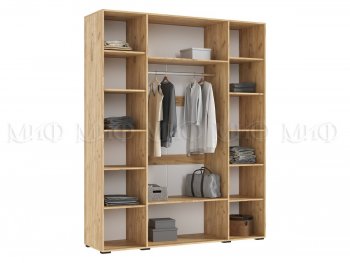 Шкаф 1800 мм Ирис с антресолью крафт/графит (Миф) в Североуральске - severouralsk.mebel-e96.ru