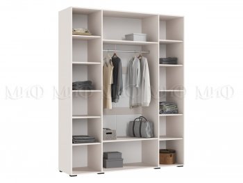 Шкаф 1800 мм Ирис с антресолью кашемир (Миф) в Североуральске - severouralsk.mebel-e96.ru