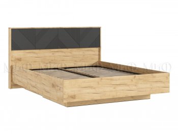 Кровать парящая Ирис крафт/графит(Миф) в Североуральске - severouralsk.mebel-e96.ru | фото