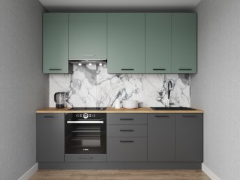 Кухонный гарнитур Изумруд 2400 мм Sanvut в Североуральске - severouralsk.mebel-e96.ru