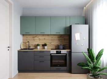 Кухонный гарнитур Изумруд 2550 мм (Санвут) в Североуральске - severouralsk.mebel-e96.ru