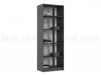 Шкаф 800 мм 2-х ств. Келвин графит  (Миф) в Североуральске - severouralsk.mebel-e96.ru