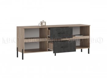 Тумба ТВ Ким бетон графит (Миф) в Североуральске - severouralsk.mebel-e96.ru