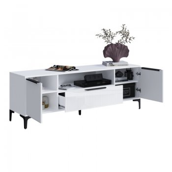 Тумба ТВ на 1650 Кимберли белый (Handis) в Североуральске - severouralsk.mebel-e96.ru