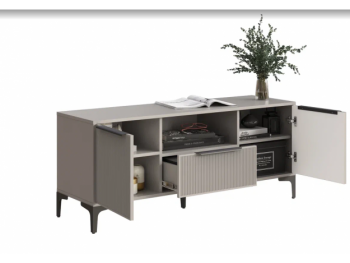 Тумба ТВ на 1350 Кимберли кашемир (Handis) в Североуральске - severouralsk.mebel-e96.ru