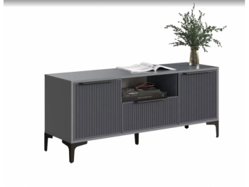 Тумба ТВ на 1350 Кимберли графит (Handis) в Североуральске - severouralsk.mebel-e96.ru