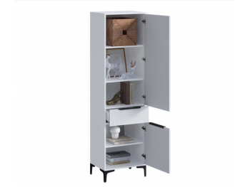 Пенал 550 мм Кимберли белый (Handis) в Североуральске - severouralsk.mebel-e96.ru