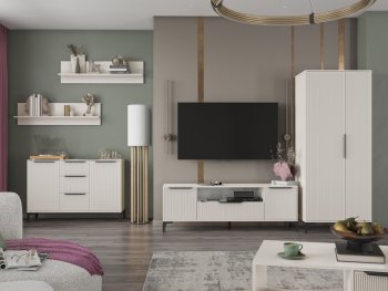 Стенка Кимберли кашемир, модульная (Handis) в Североуральске - severouralsk.mebel-e96.ru