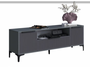 Тумба ТВ на 1650 Кимберли графит (Handis) в Североуральске - severouralsk.mebel-e96.ru