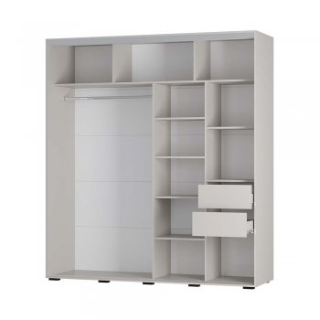 Шкаф-купе Крафт-6 кашемир 2000 мм (БТС) в Североуральске - severouralsk.mebel-e96.ru