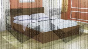 Кровать интерьерная Лита с латами 1400*2000 в Североуральске - severouralsk.mebel-e96.ru