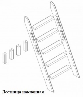 Кровать Сонечка 2-х ярусная (модульная) в Североуральске - severouralsk.mebel-e96.ru