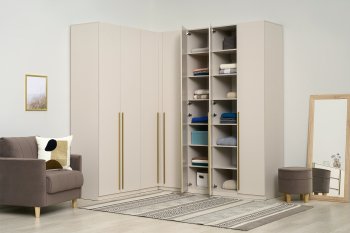 Гардеробная/шкаф 2200*1706 мм Ларго №3 Кашемир (Миф) в Североуральске - severouralsk.mebel-e96.ru