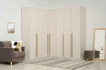 Гардеробная/шкаф 2200*1706 мм Ларго №3 Кашемир (Миф) в Североуральске - severouralsk.mebel-e96.ru