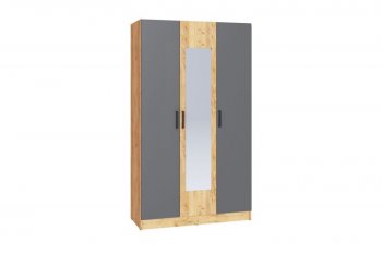 Шкаф 1200 мм Ларс крафт/графит (Микон) в Североуральске - severouralsk.mebel-e96.ru