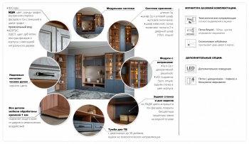 Шкаф 960 мм Лацио графит (Имп) в Североуральске - severouralsk.mebel-e96.ru