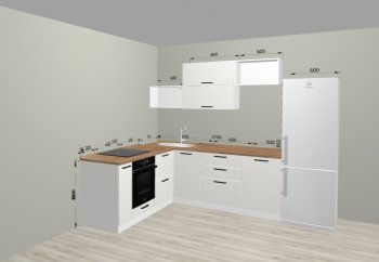 Угловой кухонный гарнитур Санвут 1516х2100 мм в Североуральске - severouralsk.mebel-e96.ru