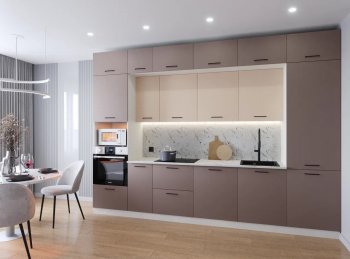 Кухонный гарнитур Латте 3400 мм (Санвут) в Североуральске - severouralsk.mebel-e96.ru